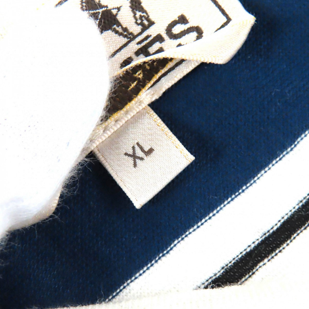 HERMES Short sleeve T-shirt linen OCEAN XL