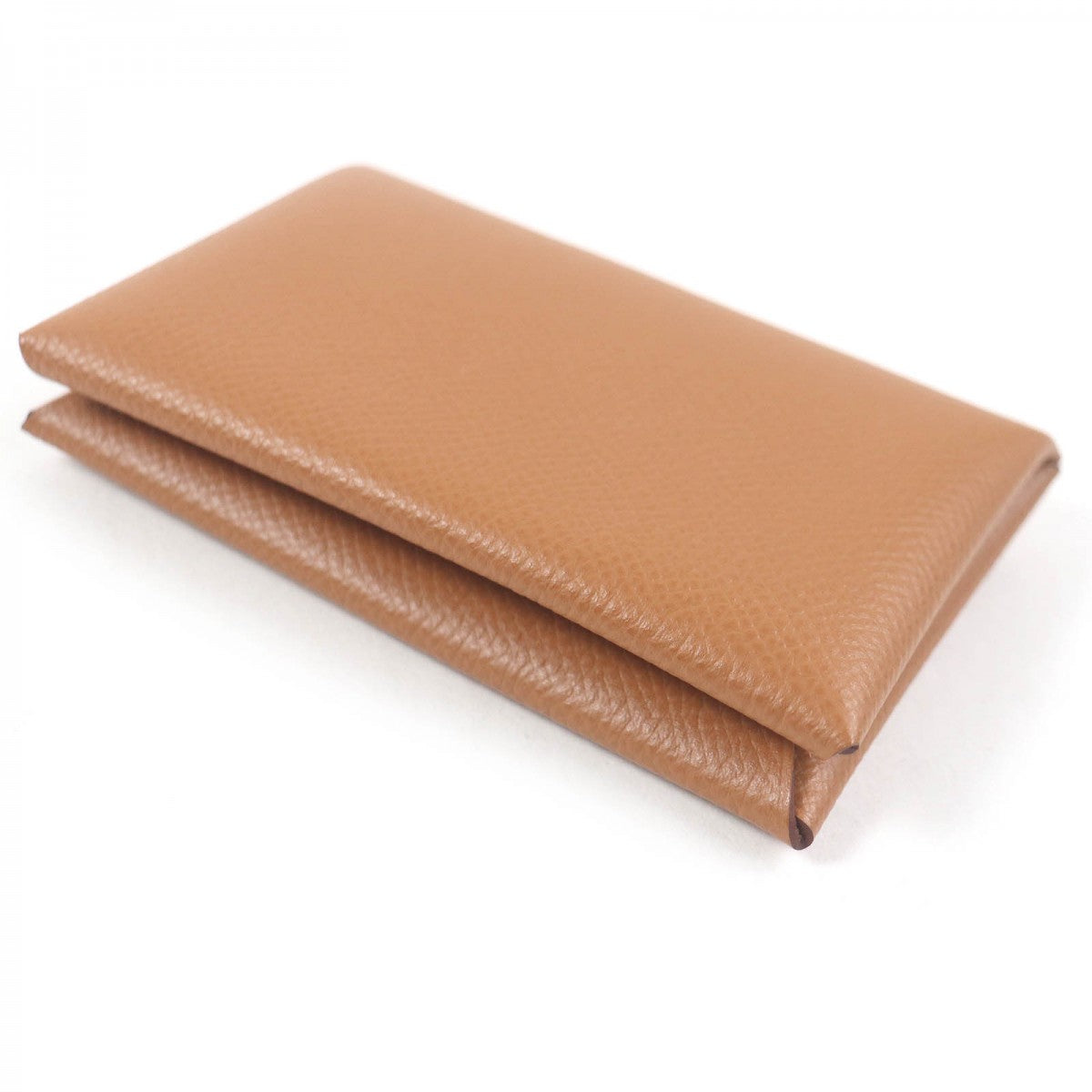 HERMES Coin case Epsom caramel Calvi