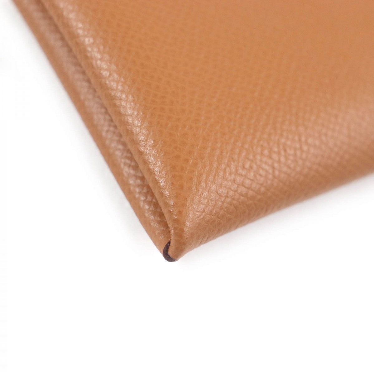 HERMES Coin case Epsom caramel Calvi