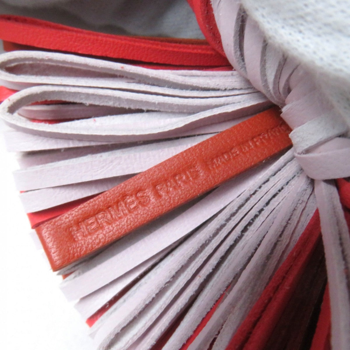 HERMES Bag charm Anyo Miro Orange Carmen