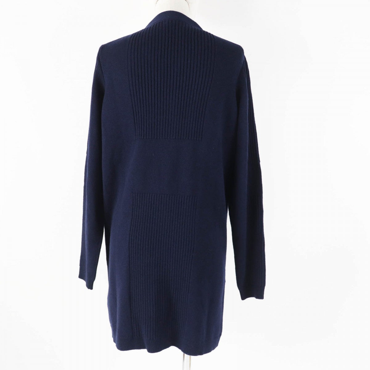HERMES cardigan cashmere Dark navy 38