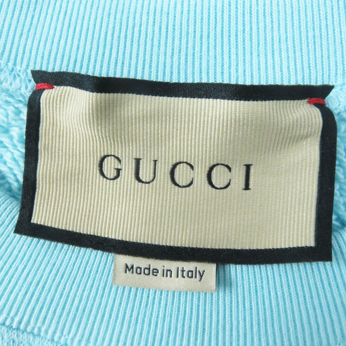 GUCCI sweat 617964 cotton light blue multi S