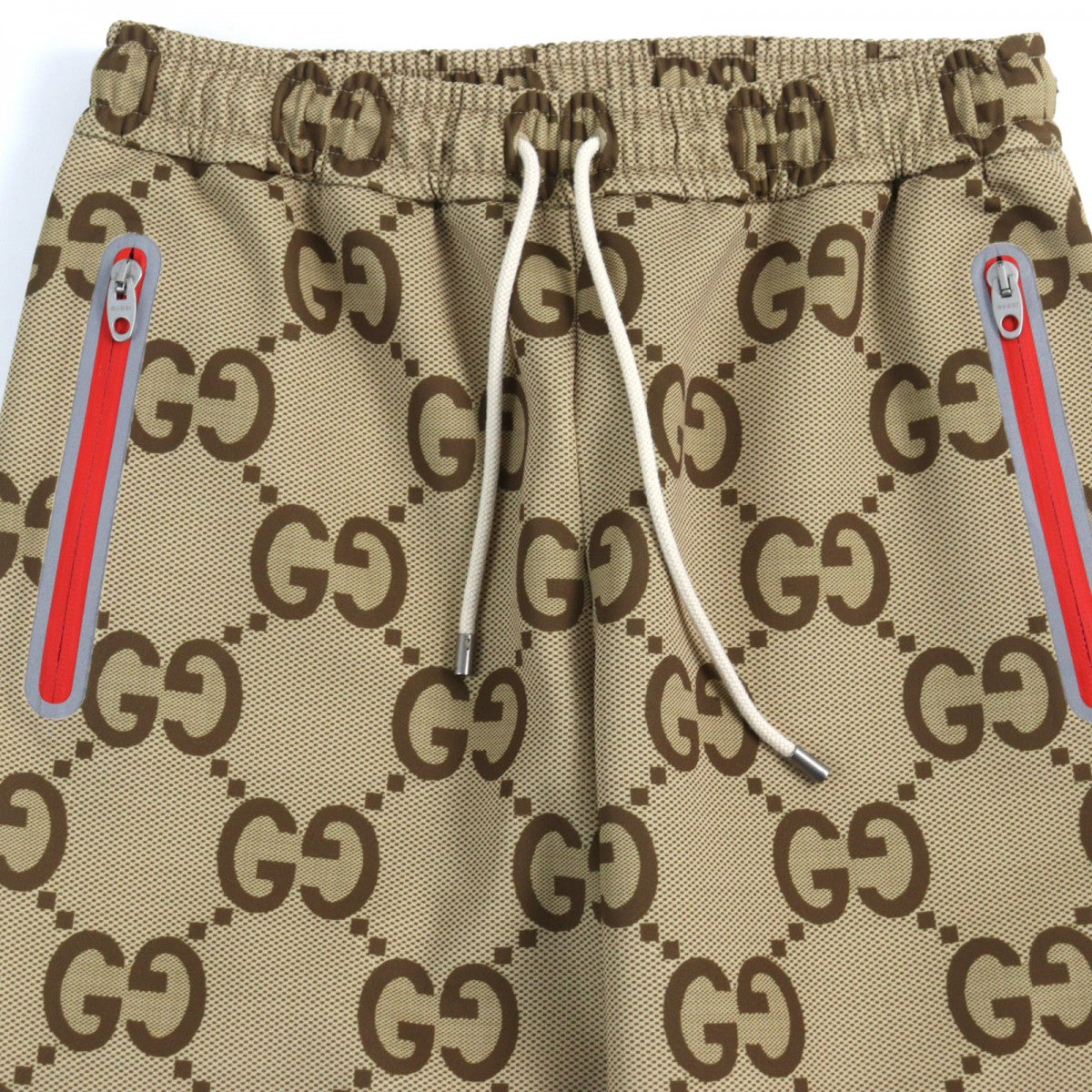 GUCCI Pants 676473 polyester Brown type All-over pattern XS