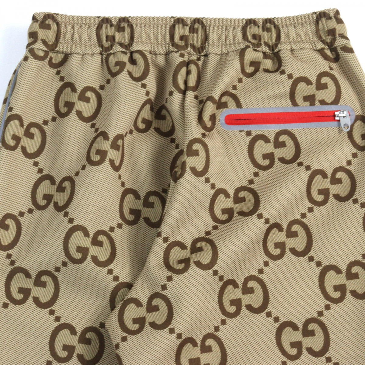 GUCCI Pants 676473 polyester Brown type All-over pattern XS