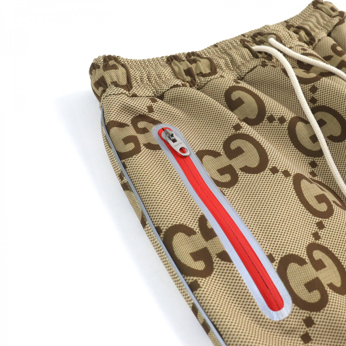 GUCCI Pants 676473 polyester Brown type All-over pattern XS