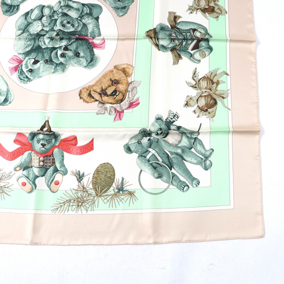 HERMES scarf silk Multi Carre90 Confidences of the Heart