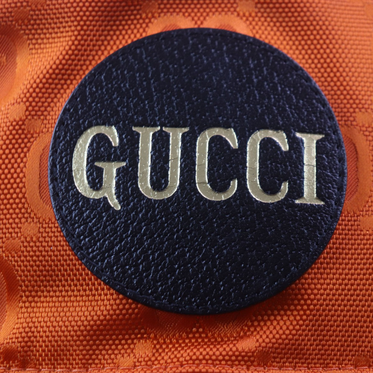 GUCCI hat 627115 Nylon Orange black Off The Grid M