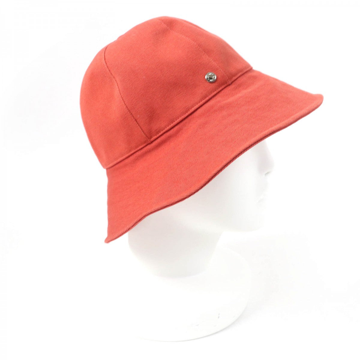 HERMES hat cotton Orange type 57
