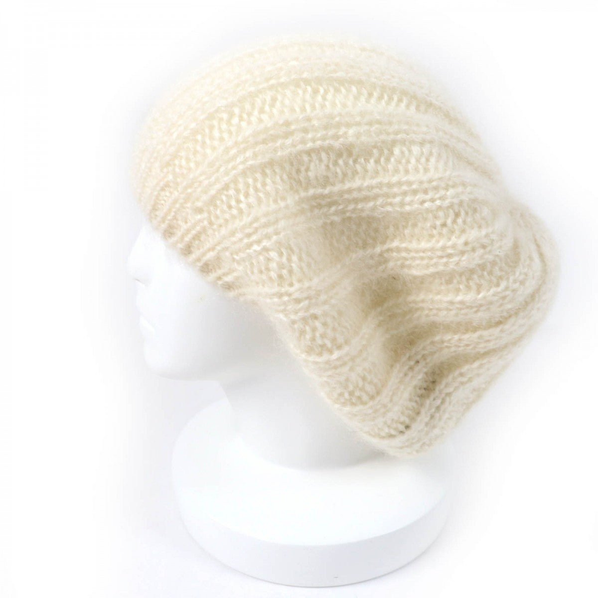 GUCCI Knit cap 331985 mohair Ivory L