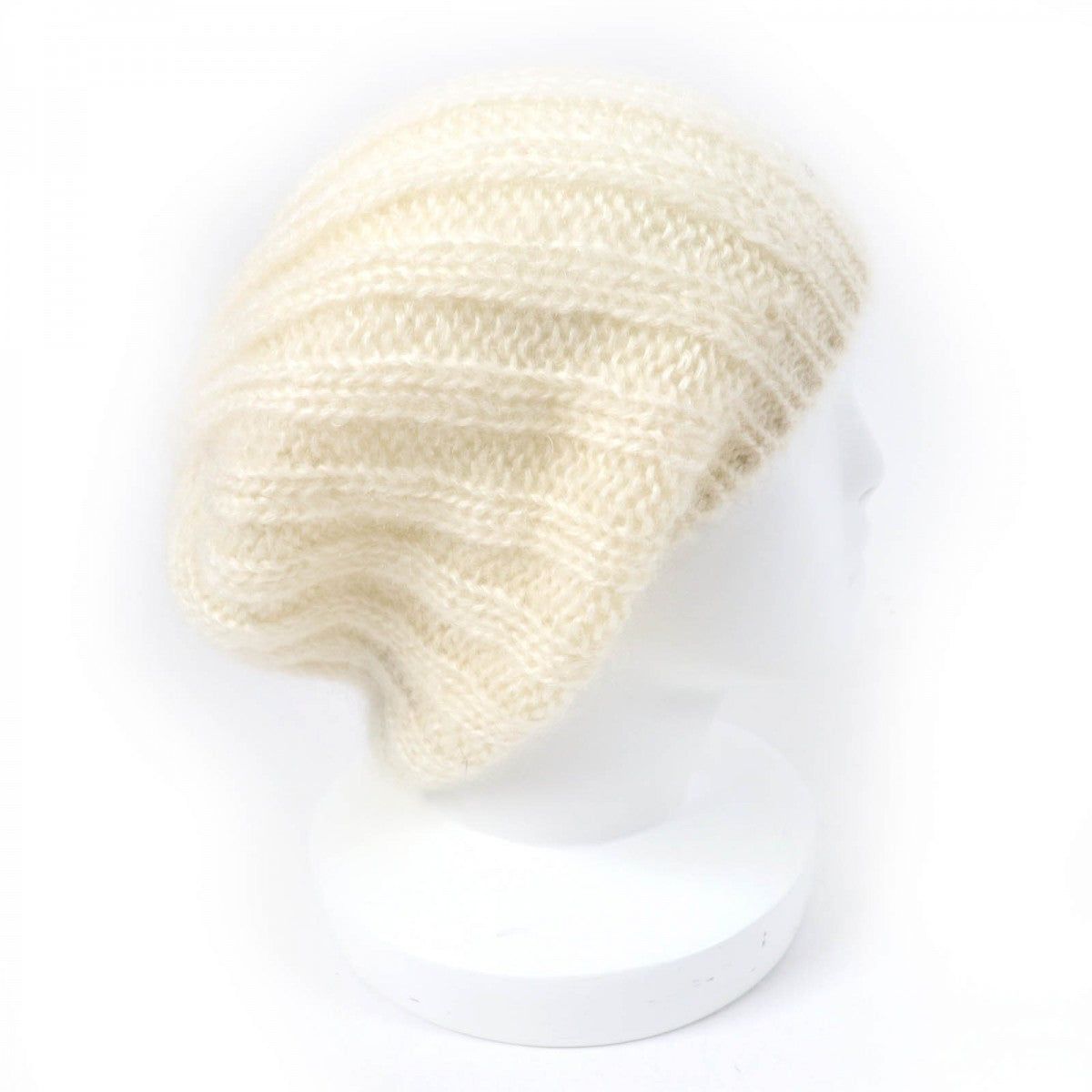 GUCCI Knit cap 331985 mohair Ivory L