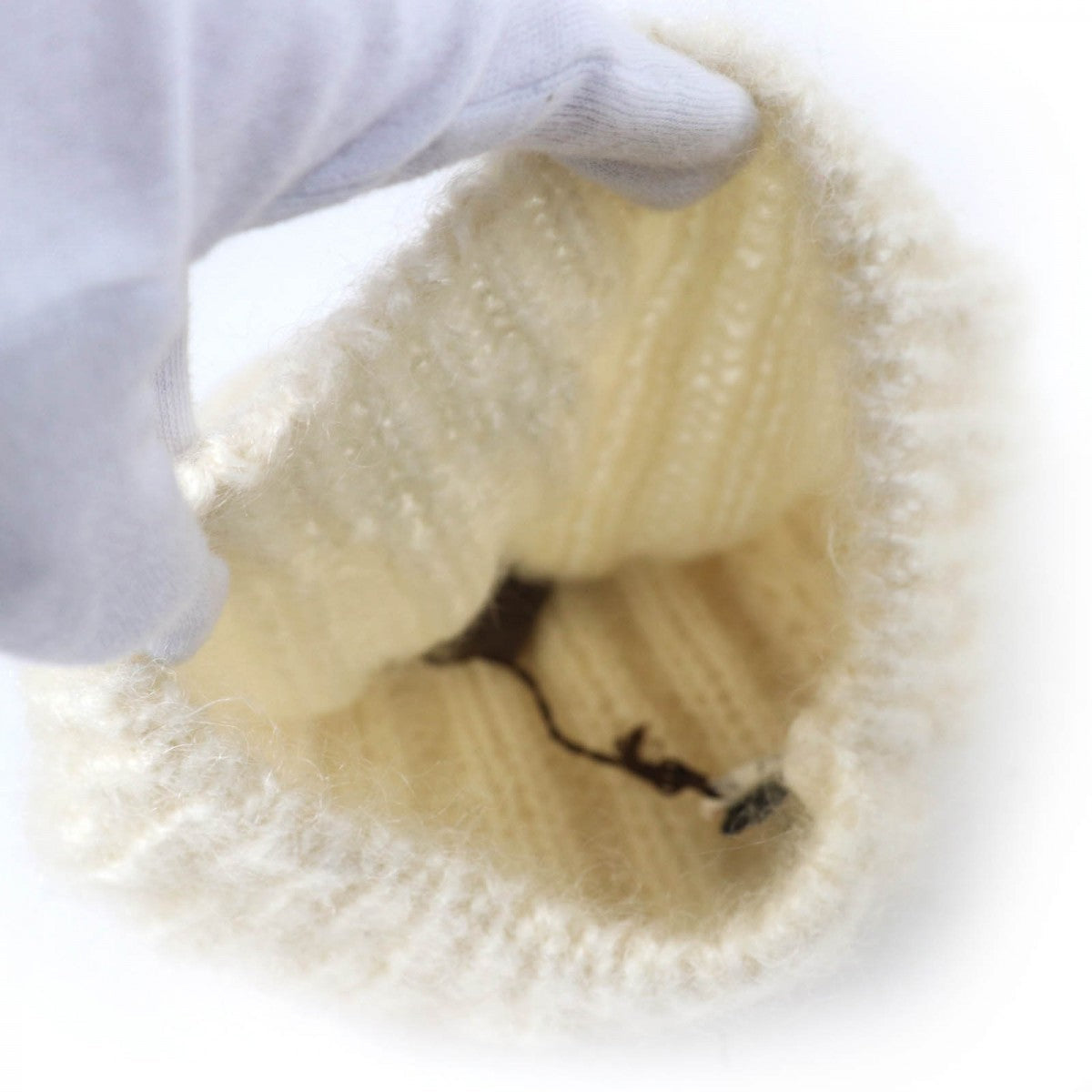 GUCCI Knit cap 331985 mohair Ivory L