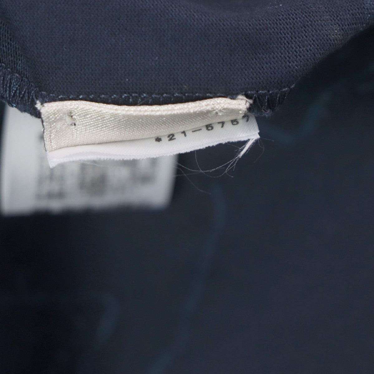HERMES Short sleeve T-shirt cotton Navy caval card L