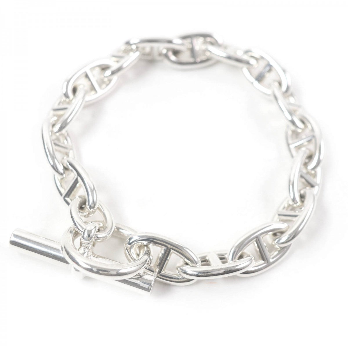 HERMES bracelet AG925 Silver Chene DunkleGM