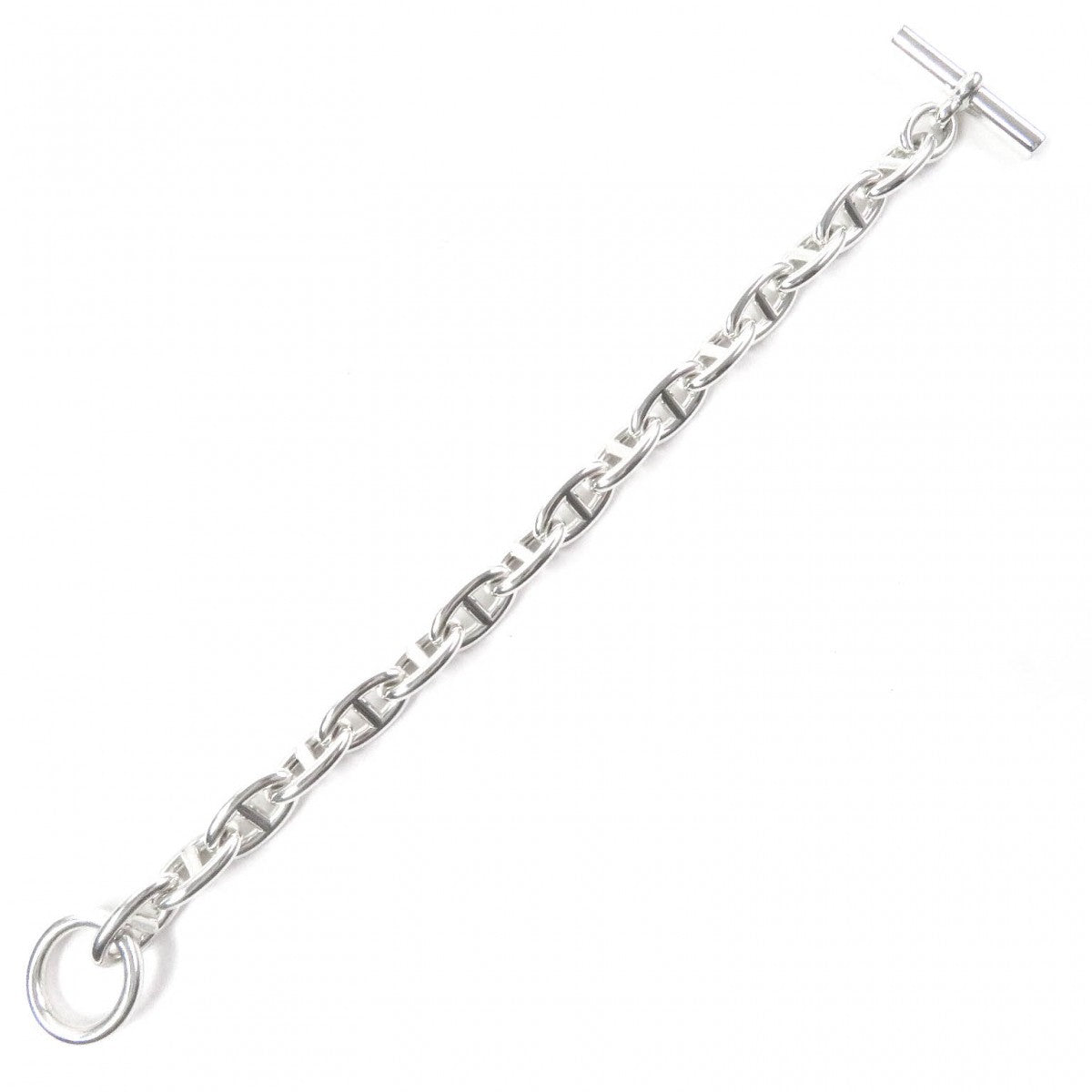 HERMES bracelet AG925 Silver Chene DunkleGM