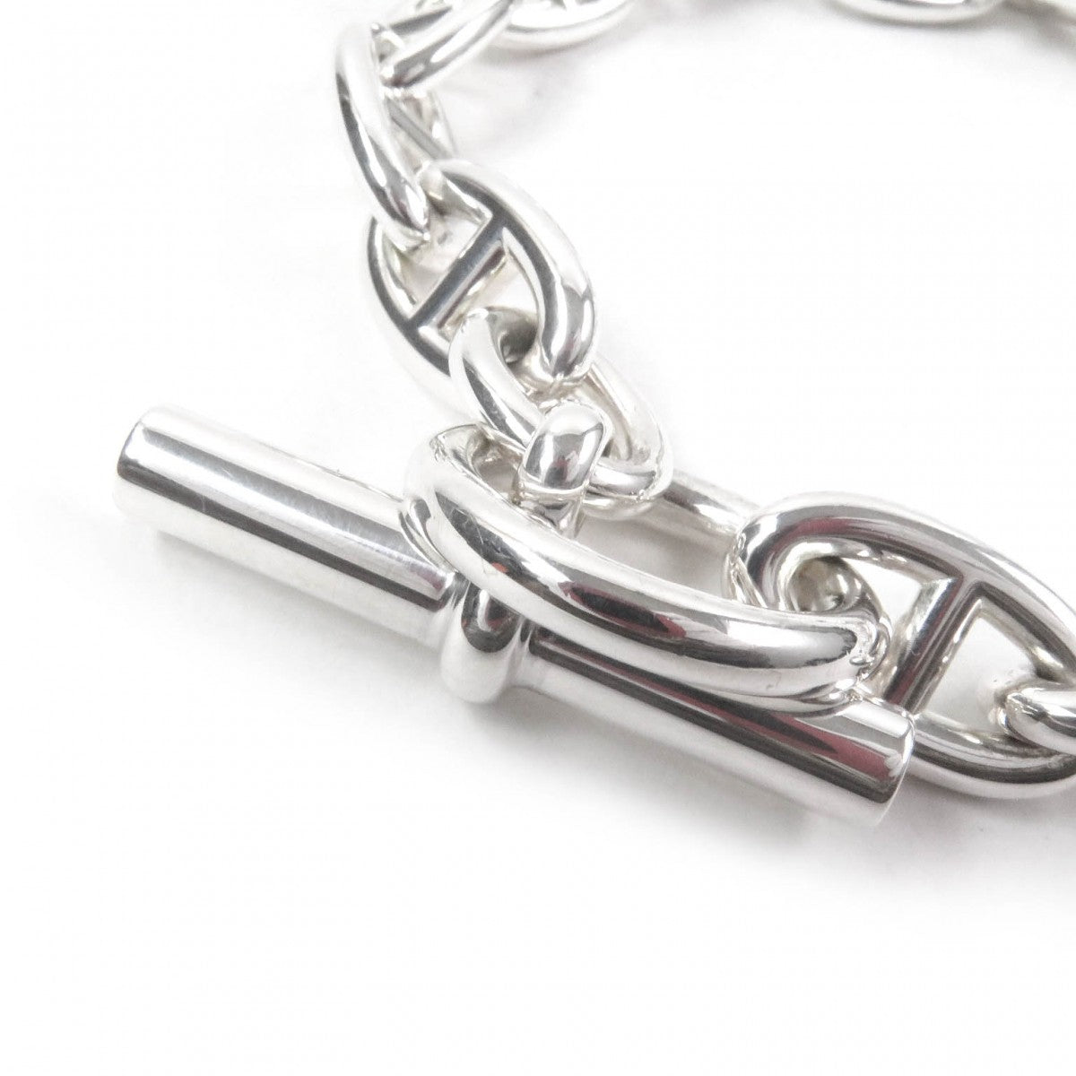HERMES bracelet AG925 Silver Chene DunkleGM