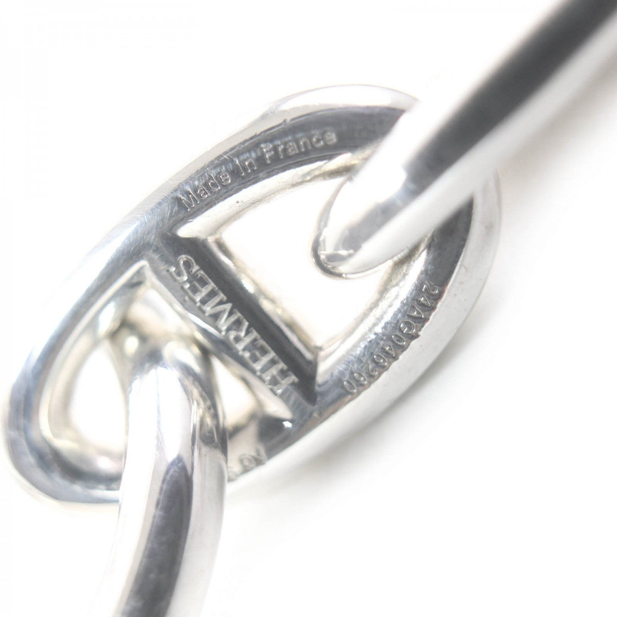 HERMES bracelet AG925 Silver Chene DunkleGM