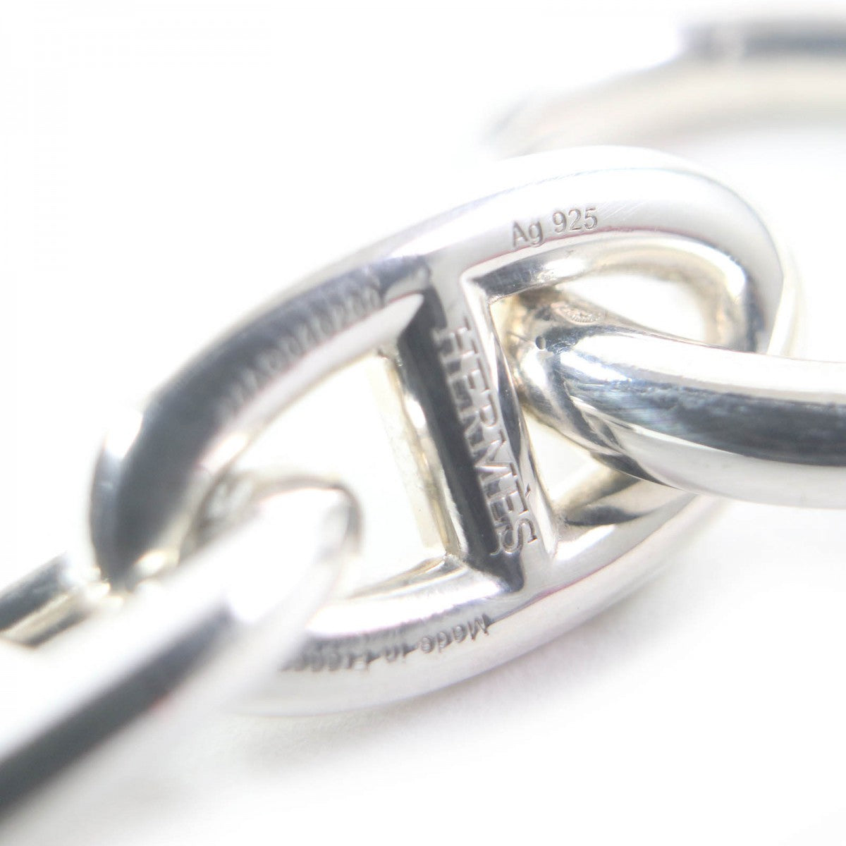 HERMES bracelet AG925 Silver Chene DunkleGM