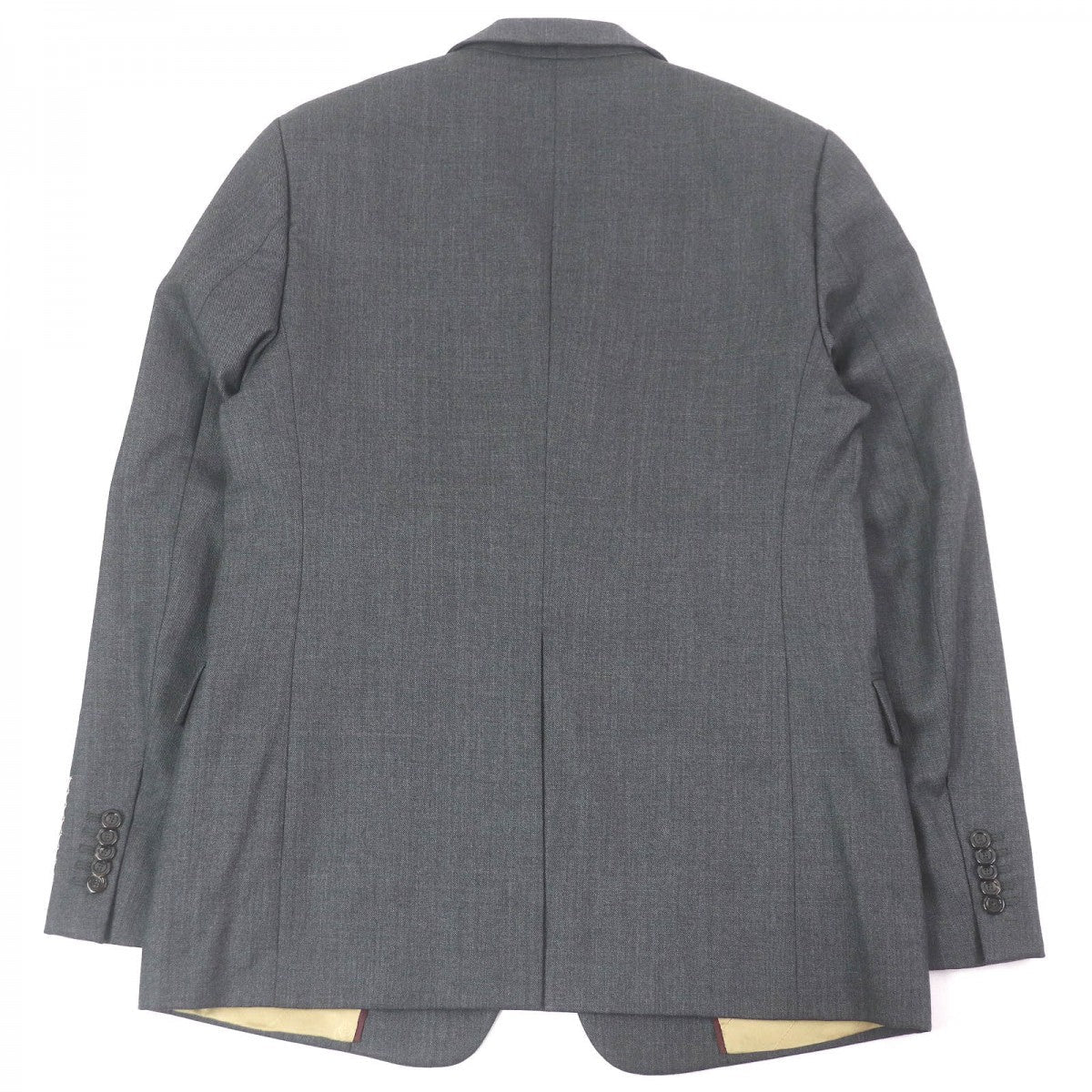 GUCCI tailored jacket 625378 wool gray 50