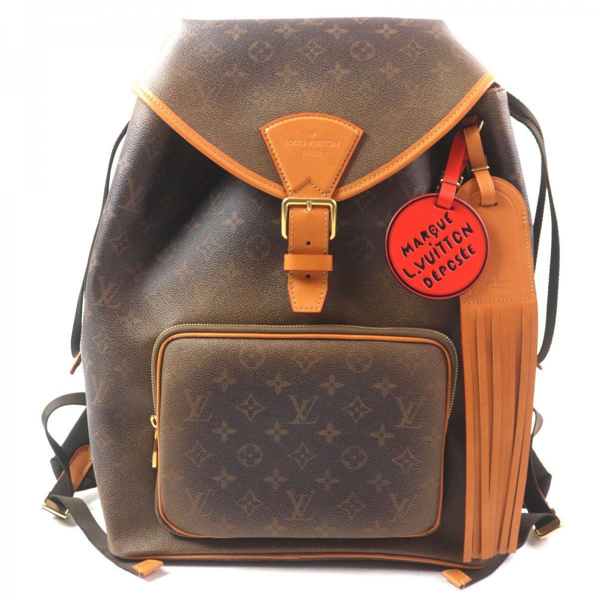 LOUIS VUITTON Backpack M11540 Monogram Dust Canvas Monogram Brown Monogram Dust Montsouris Backpack