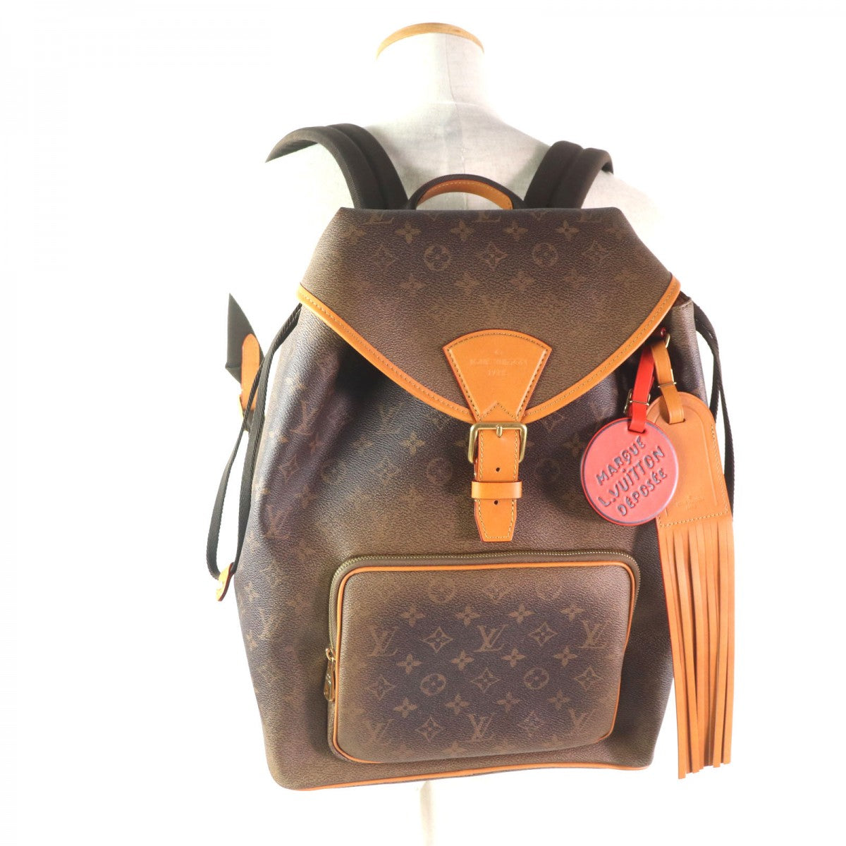 LOUIS VUITTON Backpack M11540 Monogram Dust Canvas Monogram Brown Monogram Dust Montsouris Backpack
