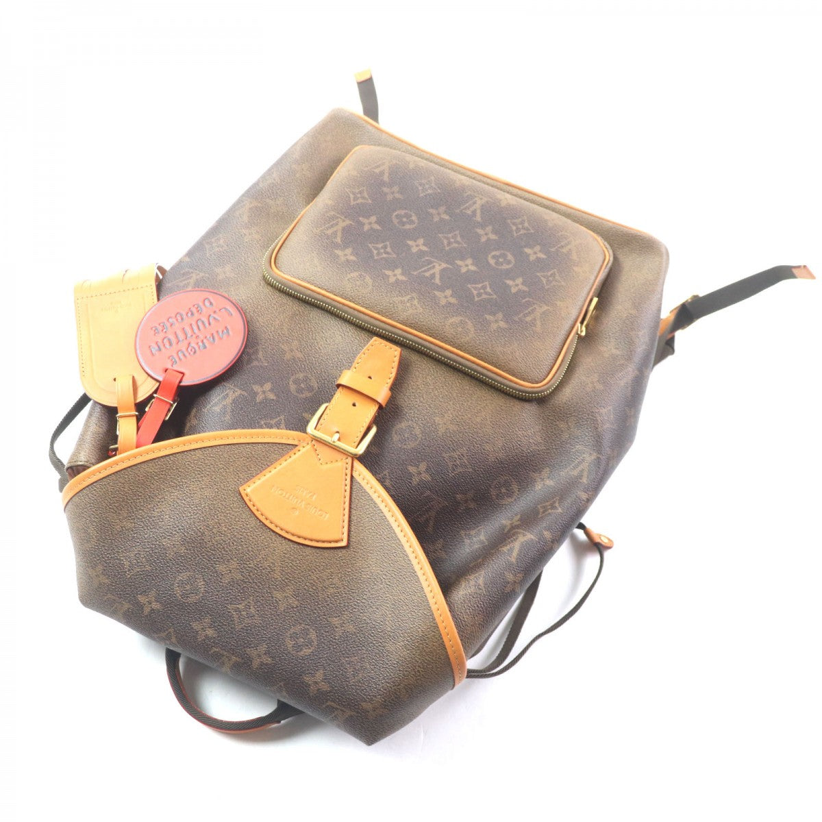 LOUIS VUITTON Backpack M11540 Monogram Dust Canvas Monogram Brown Monogram Dust Montsouris Backpack