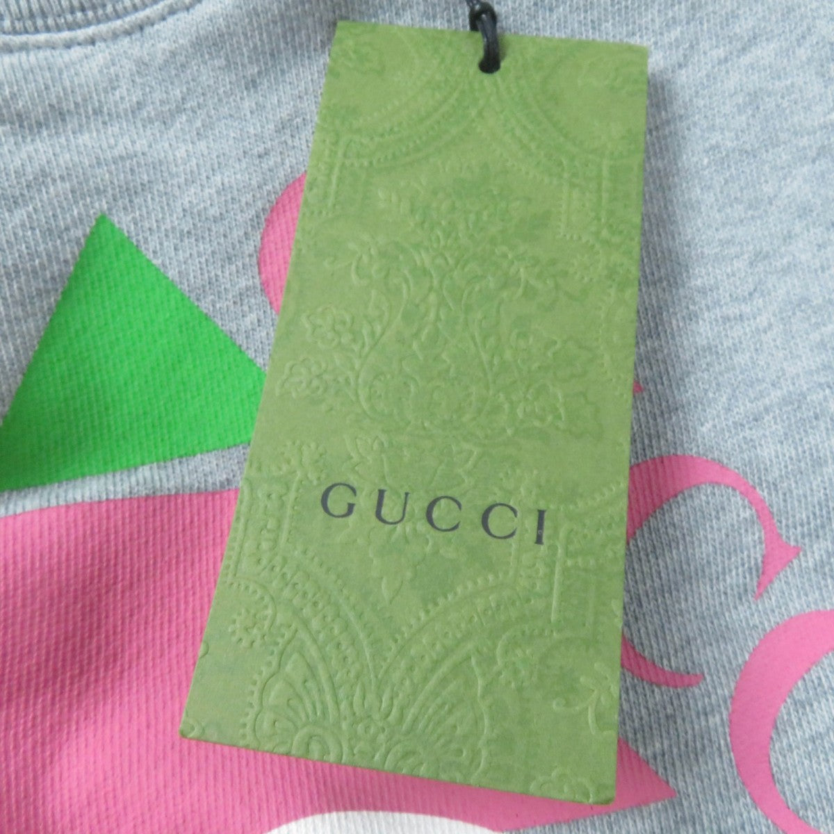 GUCCI sweat 717404 cotton gray S