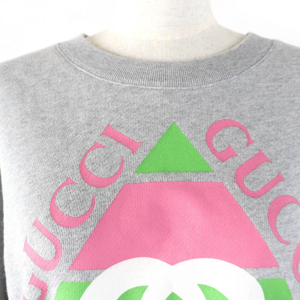 GUCCI sweat 717404 cotton gray S