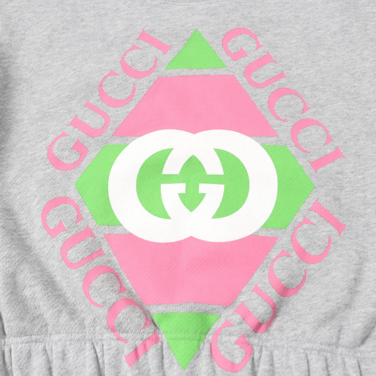 GUCCI sweat 717404 cotton gray S