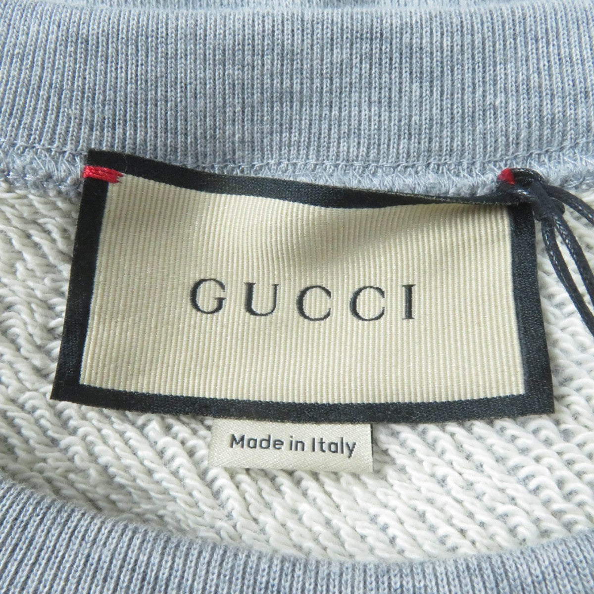 GUCCI sweat 717404 cotton gray S
