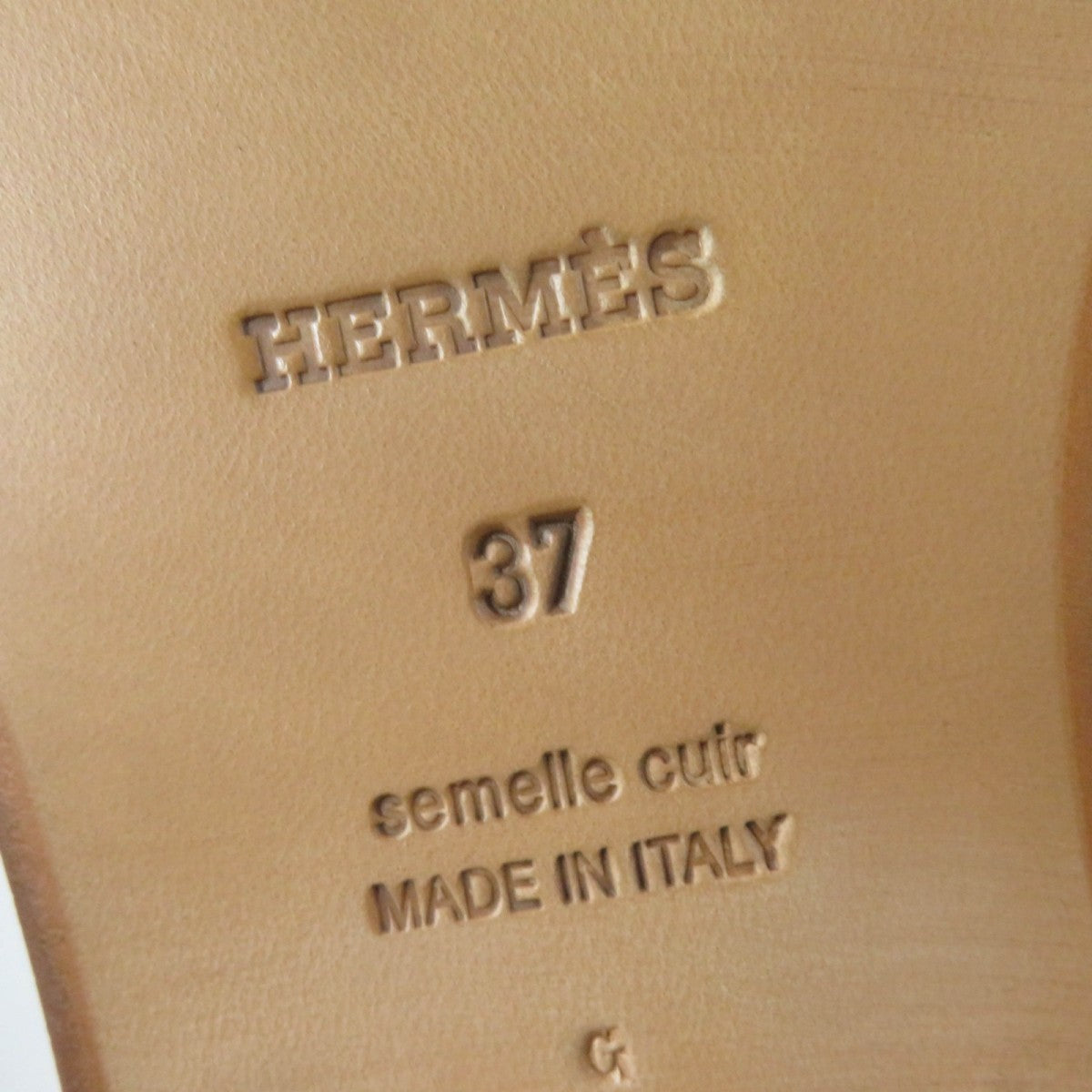 HERMES Knee-high boots leather black 37