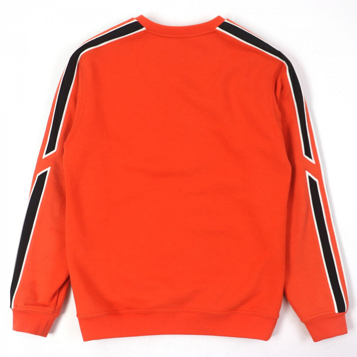 HERMES sweat cotton Orange black white Run H XS