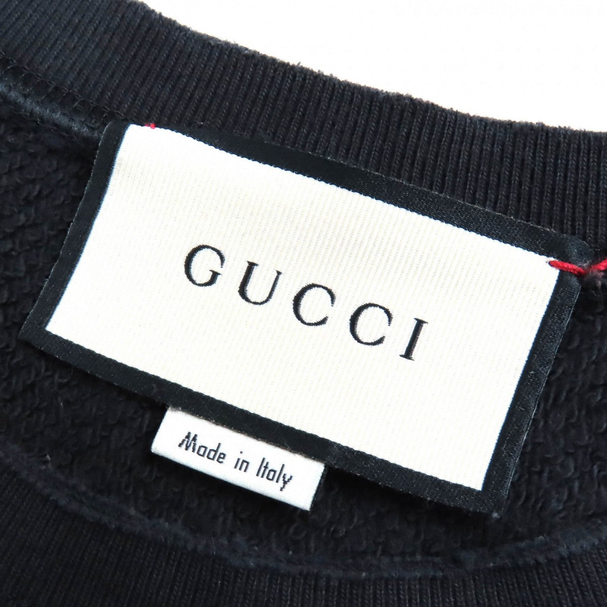 GUCCI sweat 475373 cotton Black White Red Yellow S
