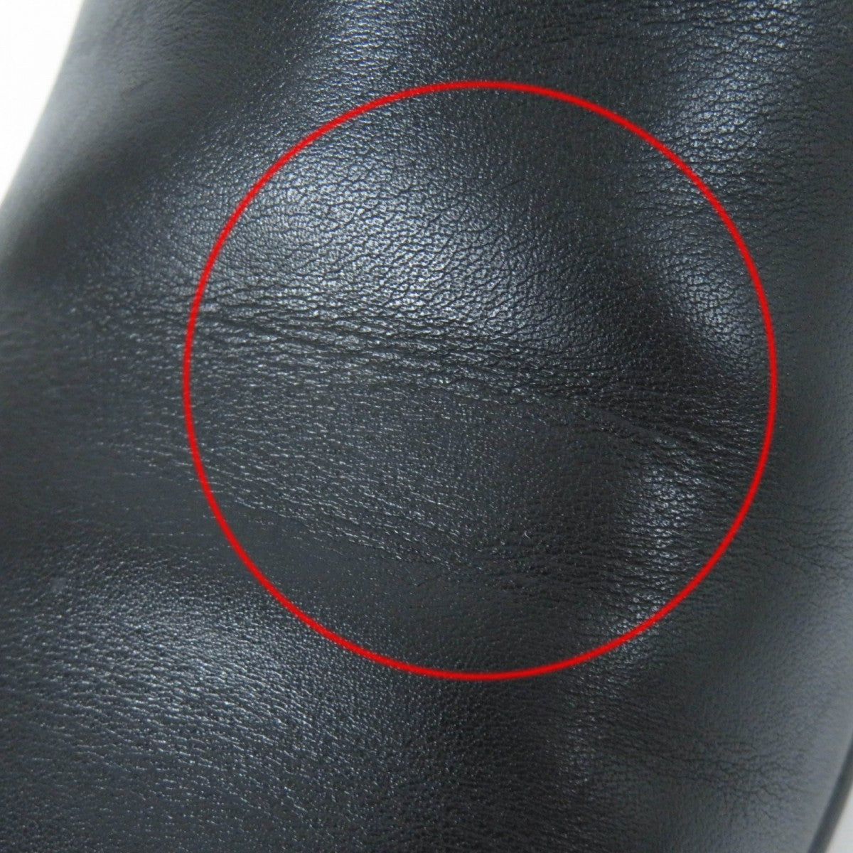 HERMES short boots leather black Neo 36.5