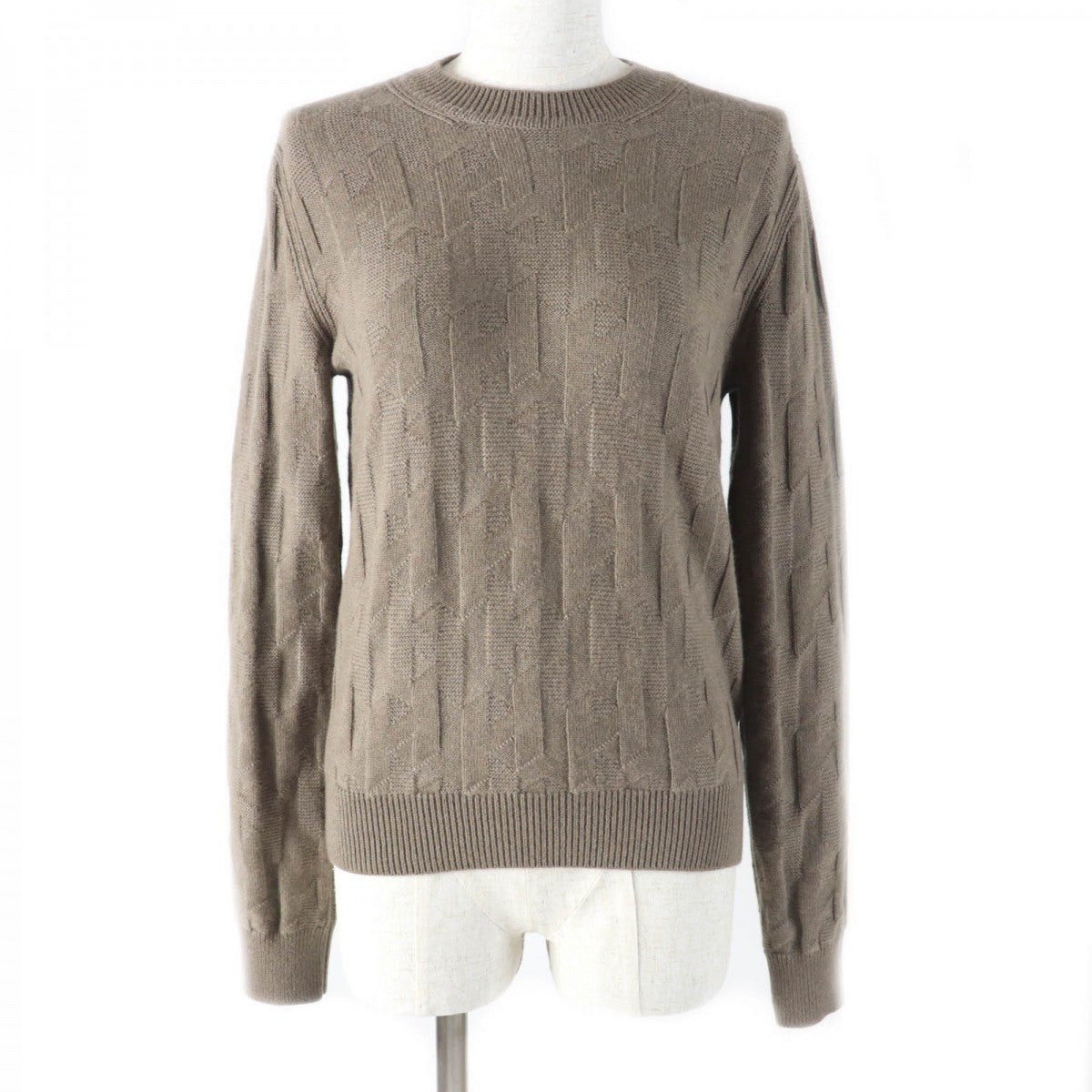 HERMES knit 2610D3 wool Brown 38