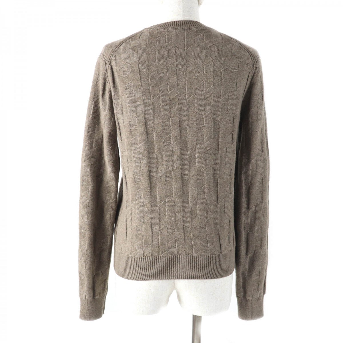 HERMES knit 2610D3 wool Brown 38