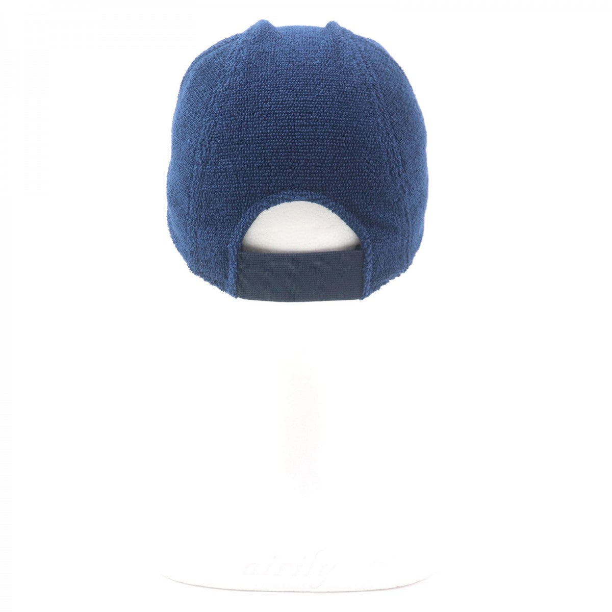 HERMES cap cotton Navy Davis M