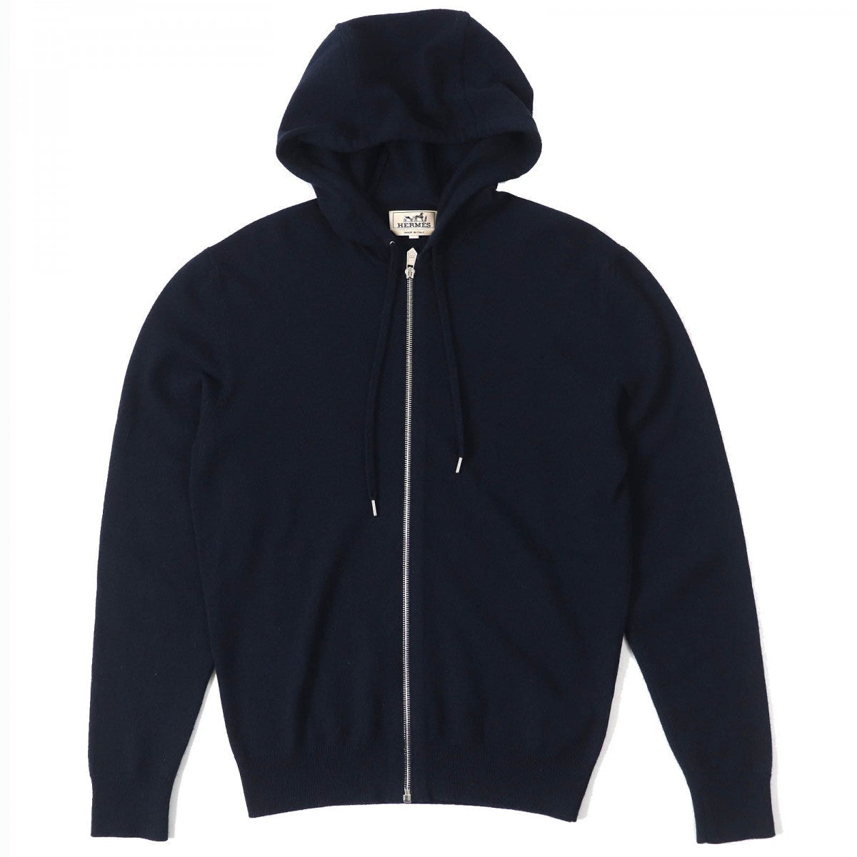 HERMES Hoodie cashmere Navy S
