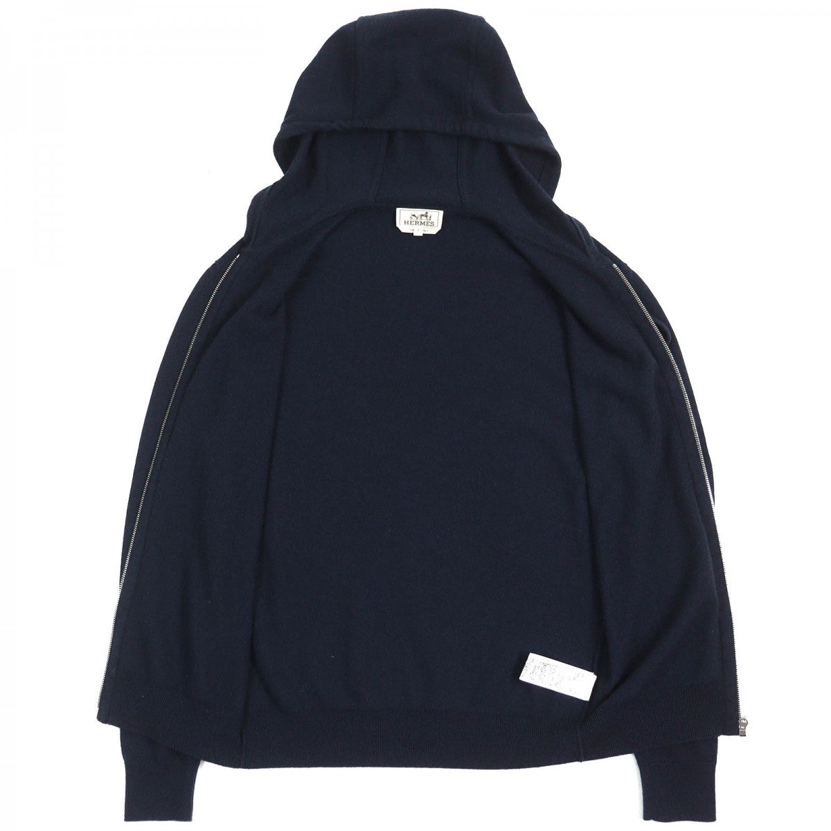 HERMES Hoodie cashmere Navy S