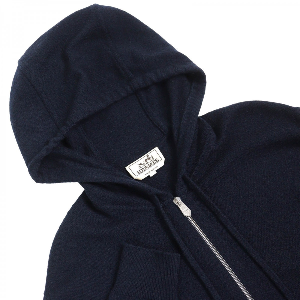 HERMES Hoodie cashmere Navy S