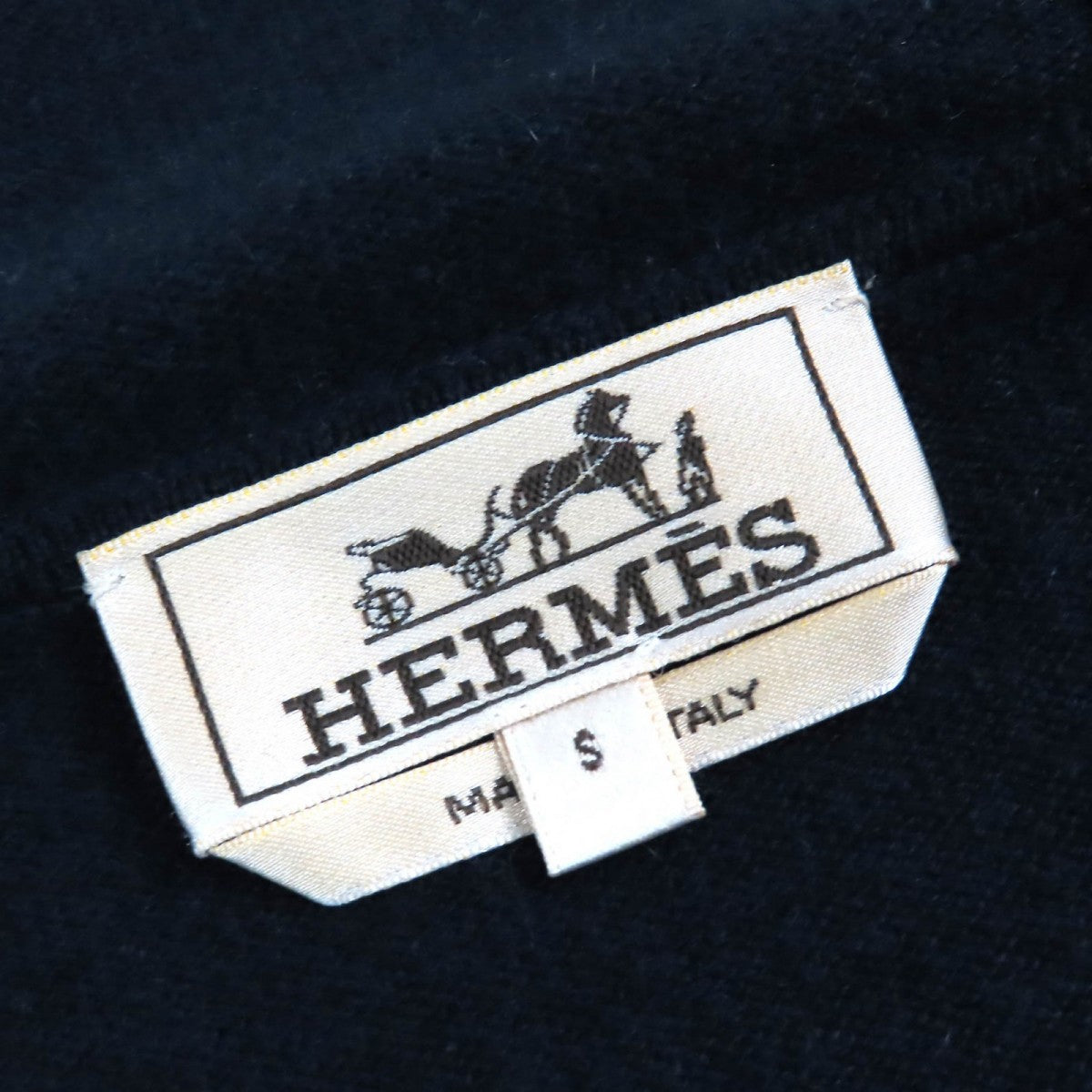 HERMES Hoodie cashmere Navy S