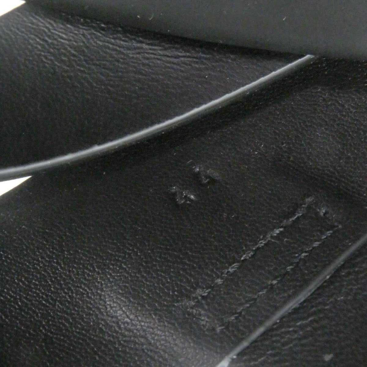 HERMES Sandals leather black Electric 44