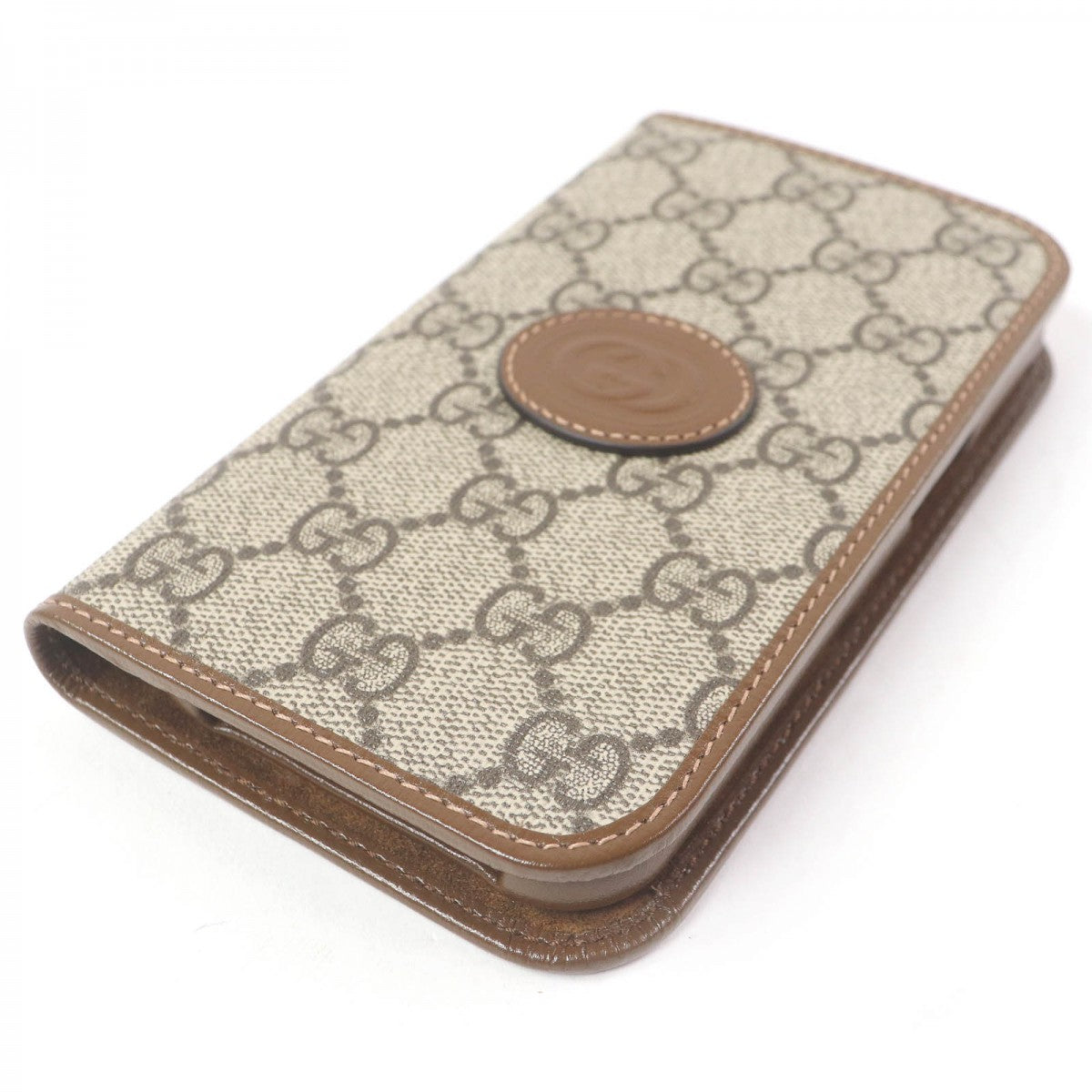 GUCCI iPhone case 760184 GG Supreme Brown