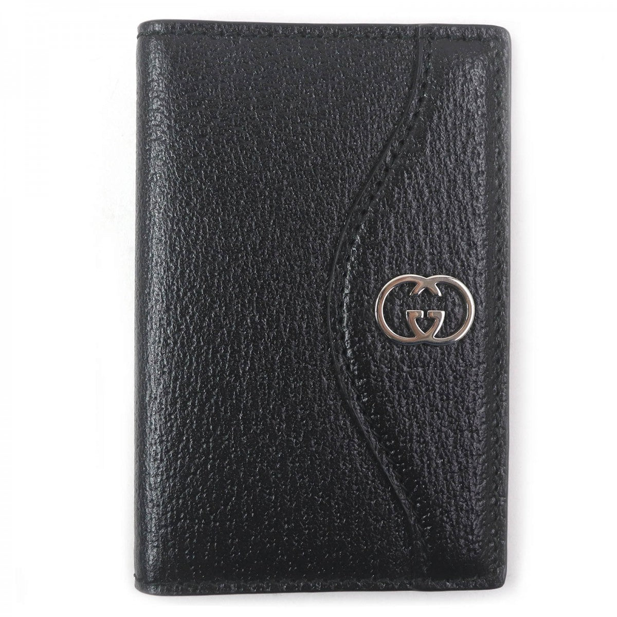 GUCCI Card Case 735000 leather black