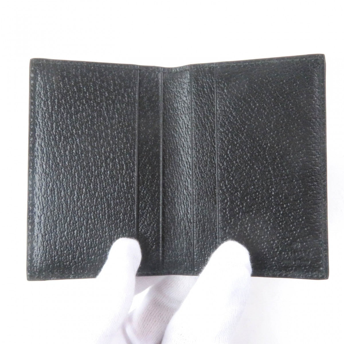 GUCCI Card Case 735000 leather black
