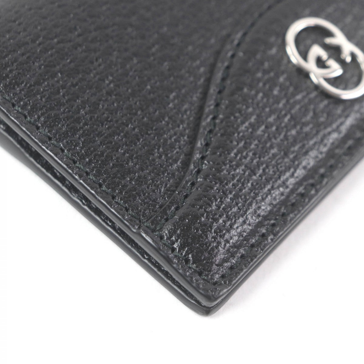 GUCCI Card Case 735000 leather black