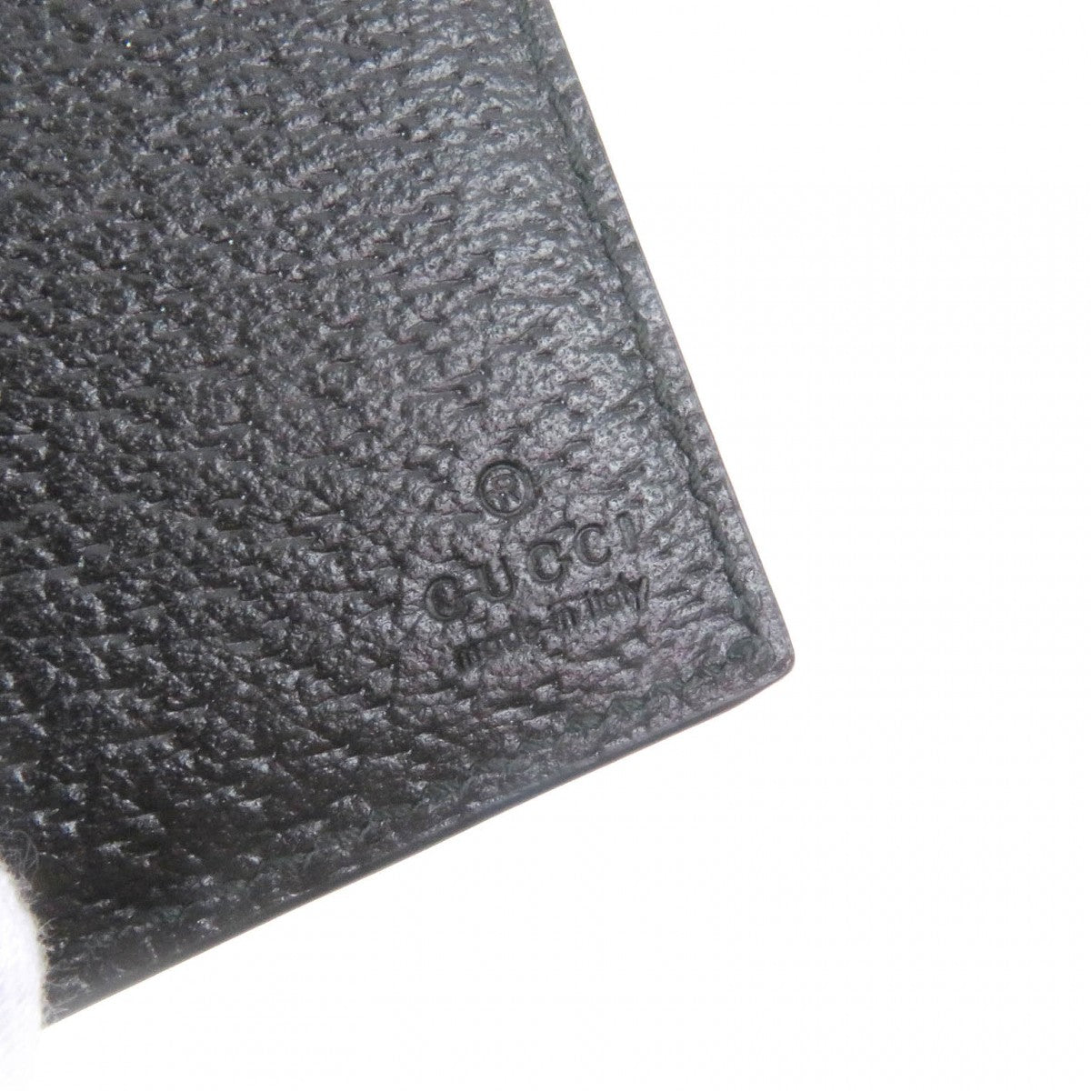 GUCCI Card Case 735000 leather black