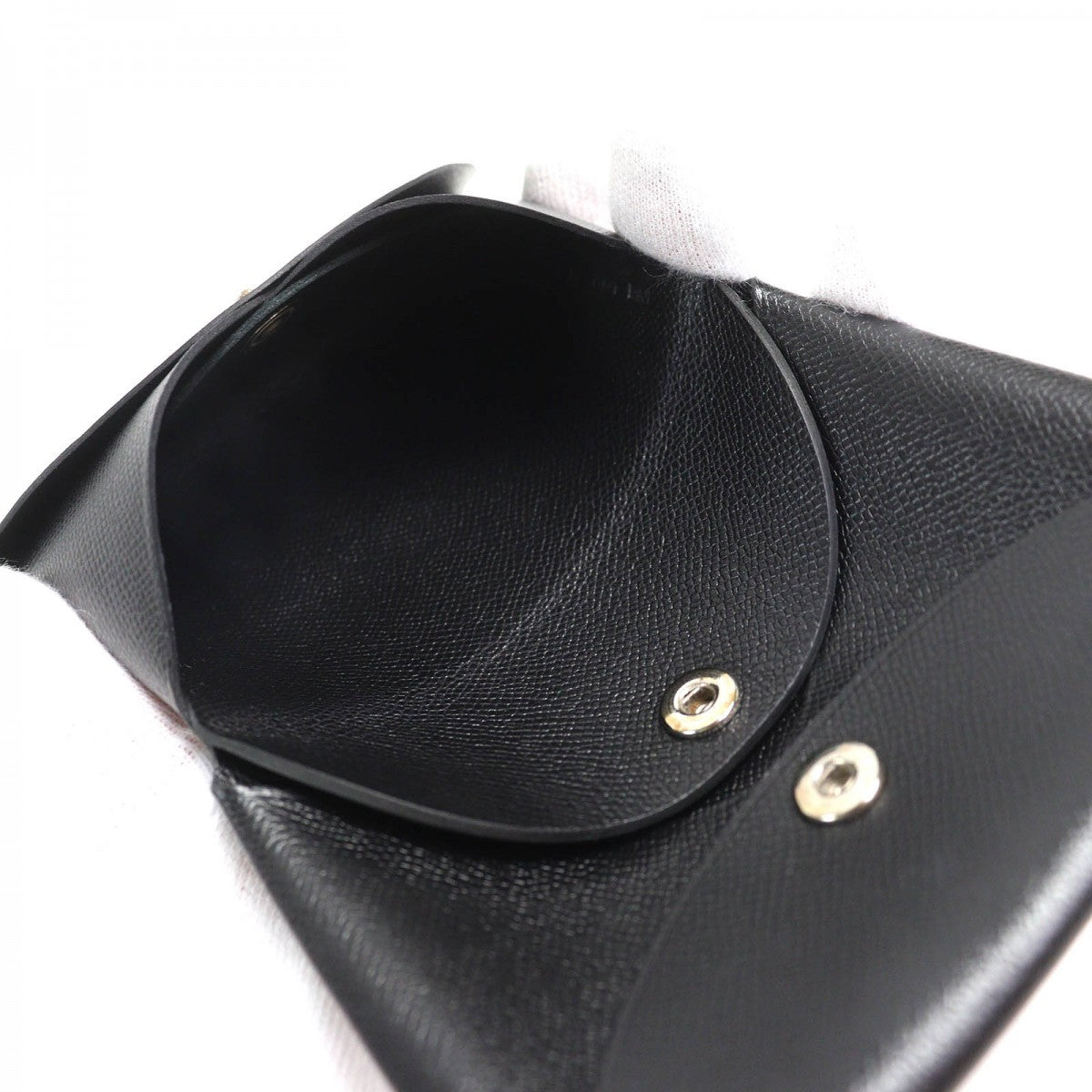 HERMES Coin case Vaugham black Calvi duo