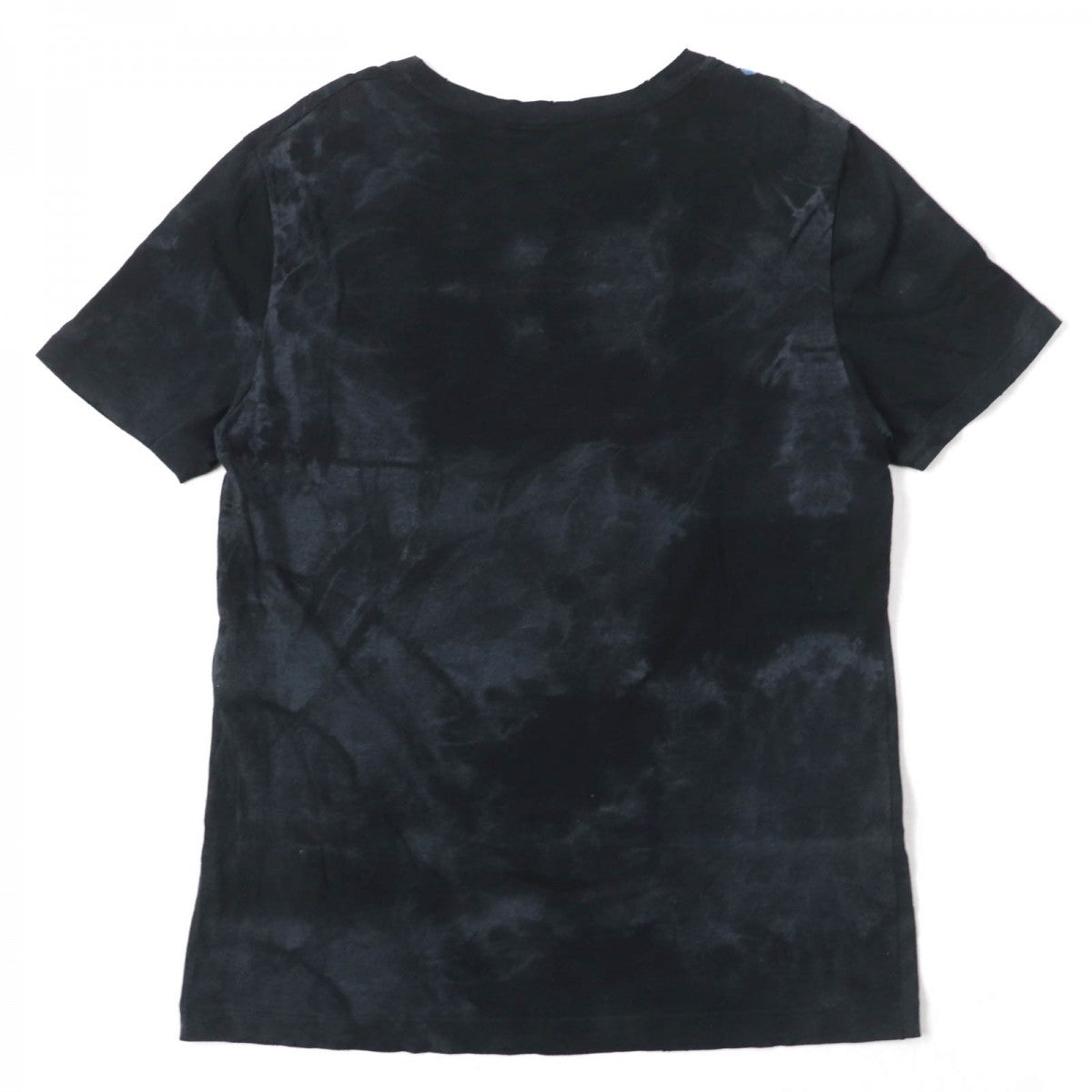 GUCCI Short sleeve T-shirt 457936 cotton black Floral Embroidery Tee S