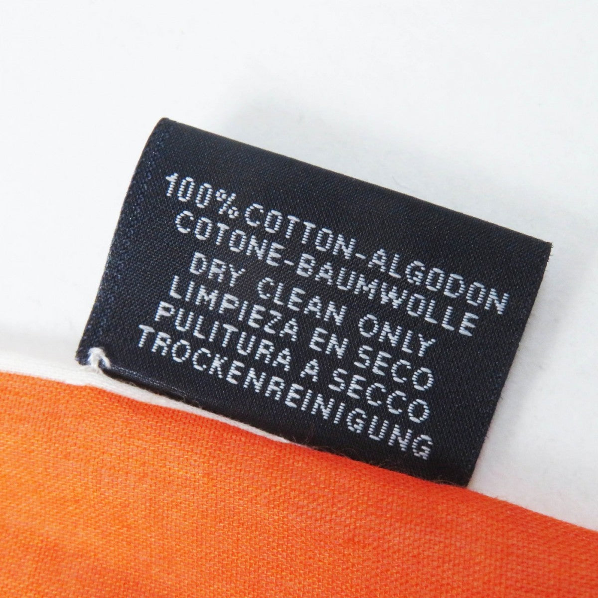HERMES Stall cotton Orange Boite Naoussa Megaro