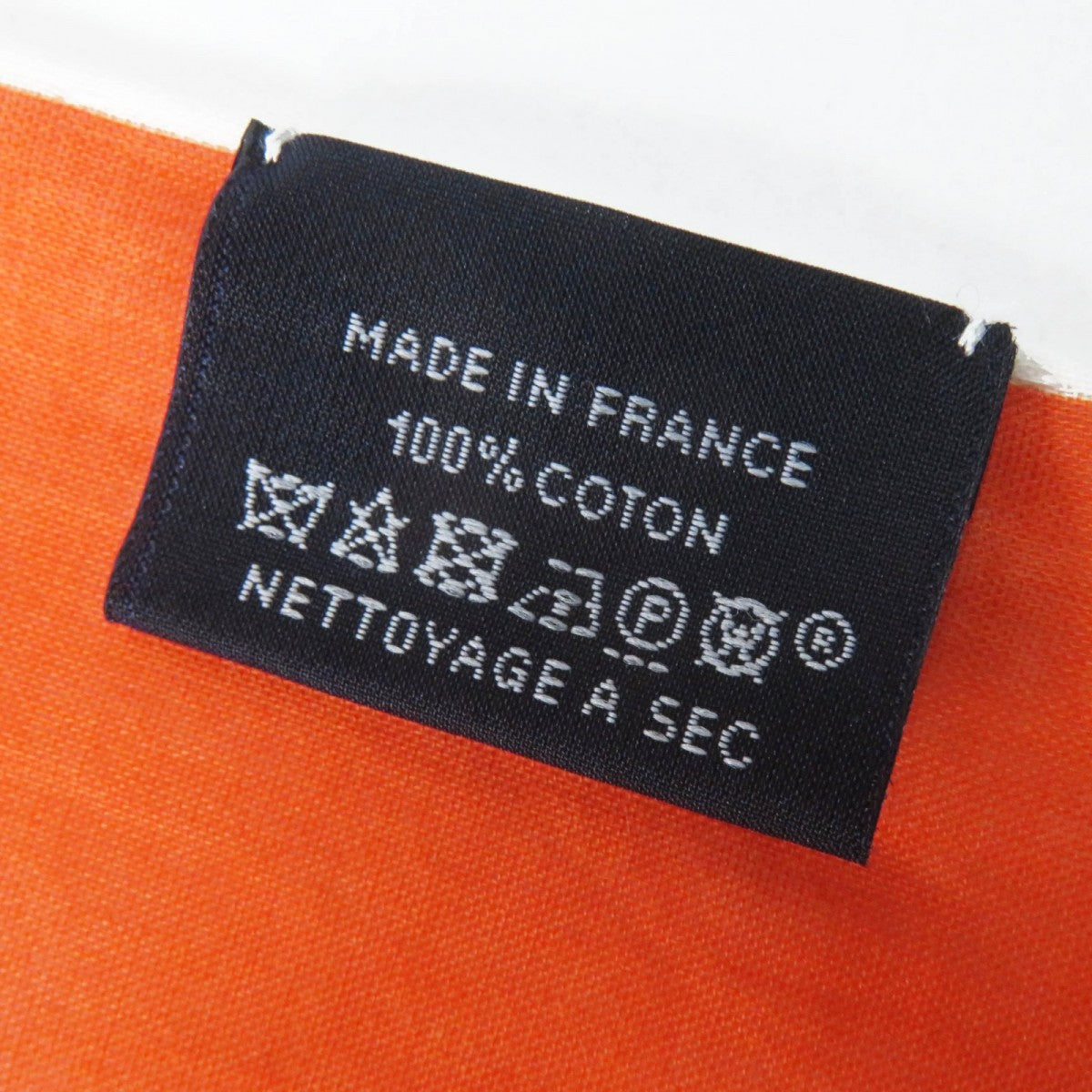 HERMES Stall cotton Orange Boite Naoussa Megaro